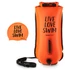 Finis biztonsági úszó bója, 28l, narancs, LLS, Dry Bag Bouy