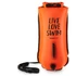 Finis biztonsági úszó bója, 28l, narancs, LLS, Dry Bag Bouy