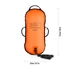 Finis biztonsági úszó bója, 10l, narancs, LLS, szuper könnyű, Ultralight Swim Bouy