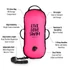 Finis biztonsági úszó bója, 10l, pink, LLS, szuper könnyű, Ultralight Swim Bouy