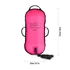 Finis biztonsági úszó bója, 10l, pink, LLS, szuper könnyű, Ultralight Swim Bouy